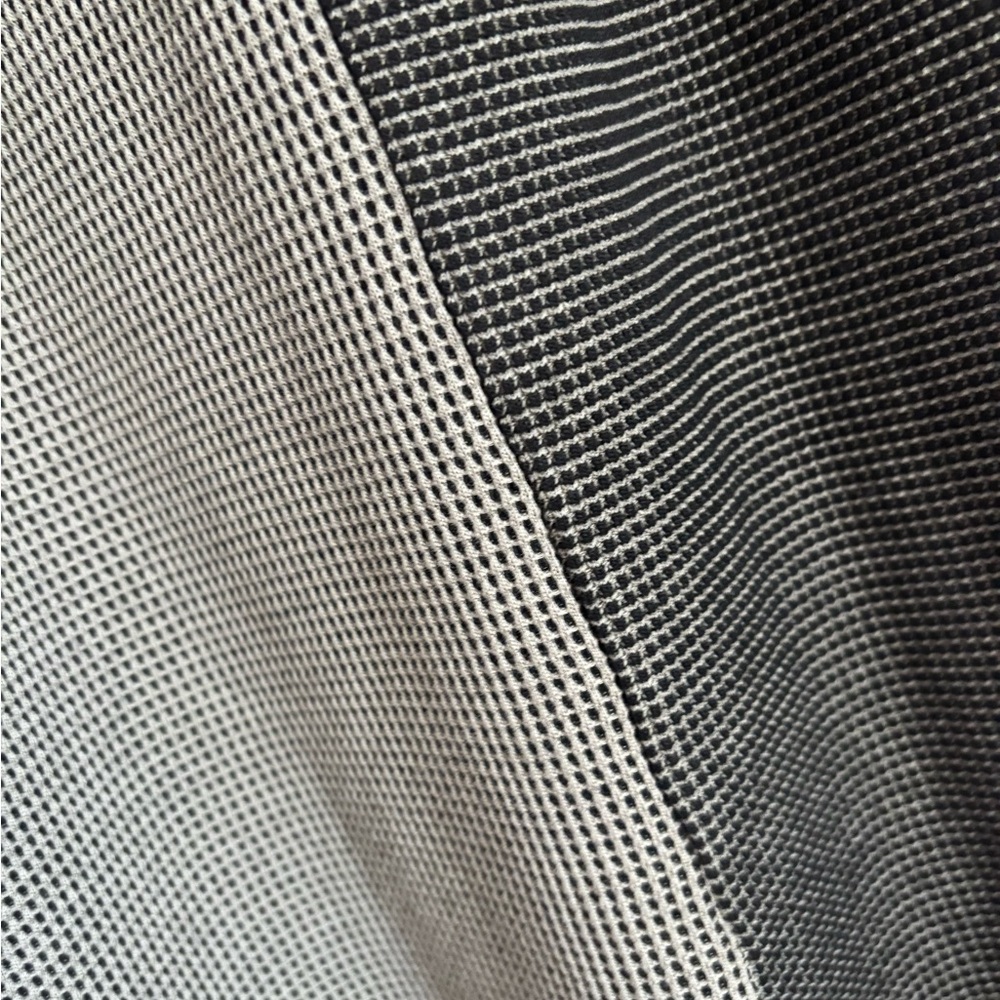 Fenini Two-Tone Black and Gray A-Line Skirt - Picture 3 of 7